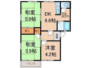 フレグランスロゼの物件間取画像